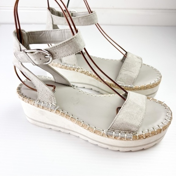 Abound womens Grey Maxwell Platform Ankle Strap Sandals size 9 - Picture 10 of 11